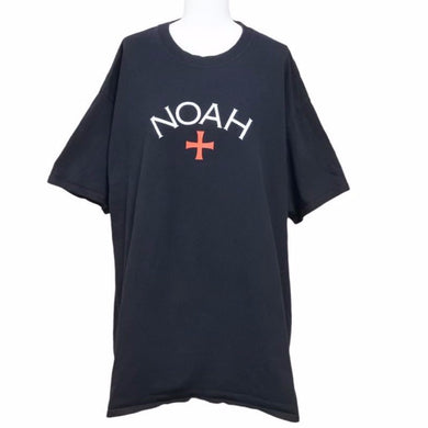 NOAH ノア Tシャツ NYC Core logo ニューヨークシティコアロゴ 半袖 ブラック ホワイト レッド コットン サイズ XL 中古 41821