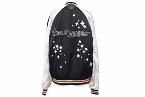 COACH コーチ スカジャンACH THE STOOGES 上着 長袖 リバーシブル ブラック ホワイト 中古 41825