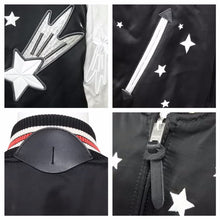 Load image into Gallery viewer, COACH コーチ スカジャンACH THE STOOGES 上着 長袖 リバーシブル ブラック ホワイト 中古 41825