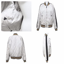 Load image into Gallery viewer, COACH コーチ スカジャンACH THE STOOGES 上着 長袖 リバーシブル ブラック ホワイト 中古 41825