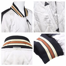Load image into Gallery viewer, COACH コーチ スカジャンACH THE STOOGES 上着 長袖 リバーシブル ブラック ホワイト 中古 41825