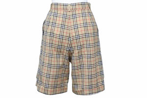 burberrys バーバリー ノバチェック ショートパンツ ハーフパンツ ヴィンテージ コットン ベージュ 良品 中古 41841 