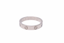 Load image into Gallery viewer, 極美品 Cartier カルティエ ラブリング 指輪 K18WG 750 ホワイトゴールド FE8391 ウエディングリング ジュエリー サイズ56 41890