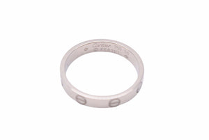 極美品 Cartier カルティエ ラブリング 指輪 K18WG 750 ホワイトゴールド FE8391 ウエディングリング ジュエリー サイズ56 41890