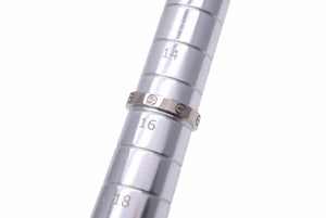 極美品 Cartier カルティエ ラブリング 指輪 K18WG 750 ホワイトゴールド FE8391 ウエディングリング ジュエリー サイズ56 41890