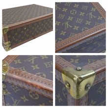 画像をギャラリービューアに読み込む, LOUIS VUITTON ルイヴィトン コトヴィル50 モノグラム トランク 茶 ハードケース アタッシュケース バッグ ゴールド金具 美品 中古 41895