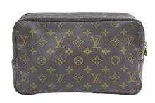 画像をギャラリービューアに読み込む, Louis Vuitton ルイヴィトン トゥルーストワレット コスメポーチ クラッチバッグ ポーチ モノグラム ブラウン 良品 中古 41944