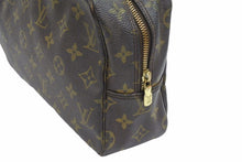 画像をギャラリービューアに読み込む, Louis Vuitton ルイヴィトン トゥルーストワレット コスメポーチ クラッチバッグ ポーチ モノグラム ブラウン 良品 中古 41944