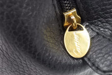 Load image into Gallery viewer, CARTIER カルティエ mast de Cartier マストライン ハンドバック ブラック 黒 革 レザー 良品 中古 41947