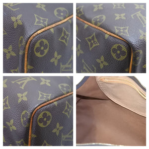 LOUIS VUITTON ルイヴィトン スピーディ40 ハンドバッグ モノグラム 廃番モデル M41522 ブラウン ゴールド金具 中古 41959