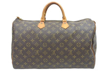 画像をギャラリービューアに読み込む, LOUIS VUITTON ルイヴィトン スピーディ40 ハンドバッグ モノグラム 廃番モデル M41522 ブラウン ゴールド金具 中古 41959