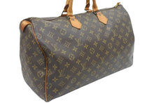 画像をギャラリービューアに読み込む, LOUIS VUITTON ルイヴィトン スピーディ40 ハンドバッグ モノグラム 廃番モデル M41522 ブラウン ゴールド金具 中古 41959