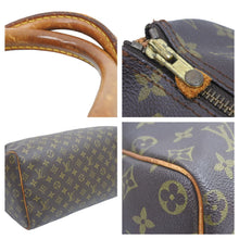 画像をギャラリービューアに読み込む, LOUIS VUITTON ルイヴィトン スピーディ40 ハンドバッグ モノグラム 廃番モデル M41522 ブラウン ゴールド金具 中古 41959