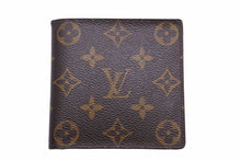 画像をギャラリービューアに読み込む, LOUIS VUITTON ルイ・ヴィトン 二つ折り財布 モノグラム ロゴ ウォレット イニシャル 小物 ブラウン 中古 41979