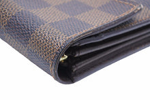 Load image into Gallery viewer, LOUIS VUITTON ルイ・ヴィトン 長財布 ポルトフォイユ サラ ダミエ ブラウン ウォレット 財布 N61734 中古 41980