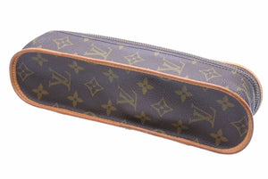 LOUIS VUITTON ルイ・ヴィトン エトュイ ドゥ テニス ボール ケース 80's 小物 バッグ モノグラム ロゴ 美品 中古 41988