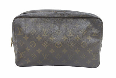 LOUIS VUITTON ルイ・ヴィトン クラッチバッグ モノグラム ブラウン カバン 鞄 ロゴ 中古 41989
