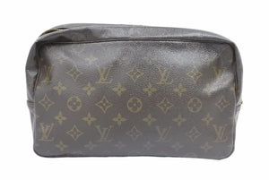 LOUIS VUITTON ルイ・ヴィトン クラッチバッグ モノグラム ブラウン カバン 鞄 ロゴ 中古 41989