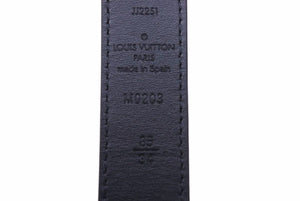 LOUIS VUITTON ルイヴィトン ベルト サンチュール ドーフィーヌ 25MM リバーシブル 85/34 M0203W 美品 中古 42005