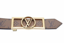 Load image into Gallery viewer, LOUIS VUITTON ルイヴィトン ベルト サンチュール ドーフィーヌ 25MM リバーシブル 85/34 M0203W 美品 中古 42005