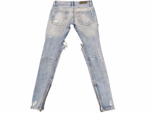 FEAR OF GOD フィアオブゴッド パンツ デニム 4th collection サイズ 29 インディゴ クラッシュ ダメージ加工 美品 中古 42019
