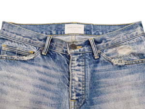 FEAR OF GOD フィアオブゴッド パンツ デニム 4th collection サイズ 29 インディゴ クラッシュ ダメージ加工 美品 中古 42019