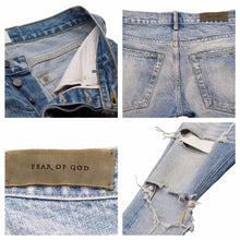 画像をギャラリービューアに読み込む, FEAR OF GOD フィアオブゴッド パンツ デニム 4th collection サイズ 29 インディゴ クラッシュ ダメージ加工 美品 中古 42019