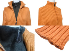 Load image into Gallery viewer, HERMES エルメス レディース アウター 36 Used リネン×ウー ル 3Bジャケットオレンジ サイズL 中古 42024