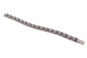 Chrome Hearts クロムハーツ ピラミッドプラスリンク 17 LINK 60.9 ブレスレット CHプラス SV925 シルバー ブレス 美品 中古 41552