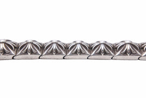 Chrome Hearts クロムハーツ ピラミッドプラスリンク 17 LINK 60.9 ブレスレット CHプラス SV925 シルバー ブレス 美品 中古 41552