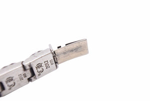 Chrome Hearts クロムハーツ ピラミッドプラスリンク 17 LINK 60.9 ブレスレット CHプラス SV925 シルバー ブレス 美品 中古 41552