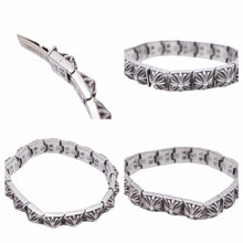 画像をギャラリービューアに読み込む, Chrome Hearts クロムハーツ ピラミッドプラスリンク 17 LINK 60.9 ブレスレット CHプラス SV925 シルバー ブレス 美品 中古 41552
