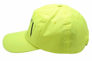VALENTINO ヴァレンチノ キャップ 帽子 UY2HDA10QAL ポリエステル イエロー サイズ58 美品 中古 42038