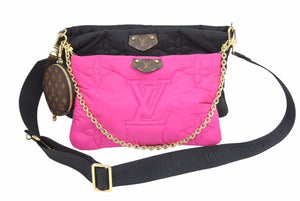 新品同様 LOUIS VUITTON ルイヴィトン ショルダーバッグ マキシ ミュルティ・ポシェット・アクセソワール M58980 中古 42092