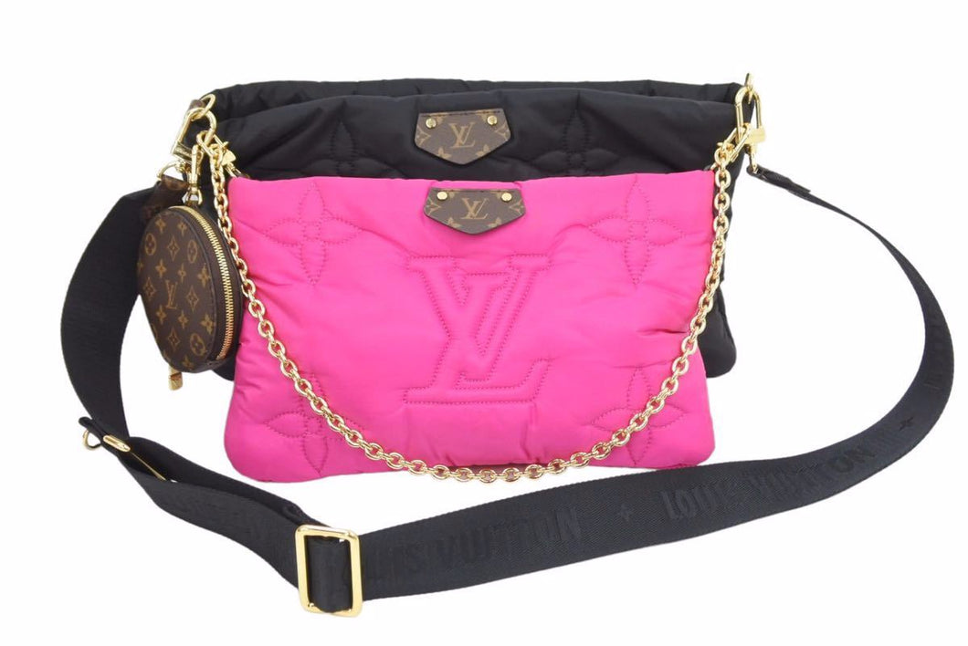 新品同様 LOUIS VUITTON ルイヴィトン ショルダーバッグ マキシ ミュルティ・ポシェット・アクセソワール M58980 中古 42092