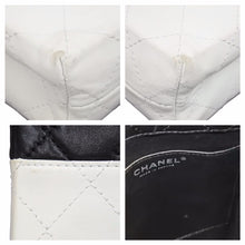 画像をギャラリービューアに読み込む, CHANEL シャネル マトラッセ チェーン ショルダーバッグ 12番台 ブラック ホワイト ココマーク 斜め掛け 中古 42094
