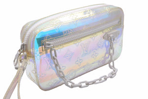 LOUIS VUITTON ルイヴィトン ポーチ ポシェット ヴォルガ モノグラム プリズム ポップアップストア限定 中古 42096