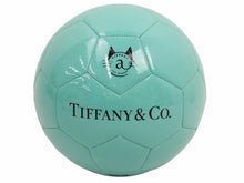 Load image into Gallery viewer, 未使用 Tiffany ティファニー×スポルディング サッカーボール キャットストリート限定 合成皮革 ティファニーブルー 42144