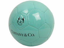 Load image into Gallery viewer, 未使用 Tiffany ティファニー×スポルディング サッカーボール キャットストリート限定 合成皮革 ティファニーブルー 42144