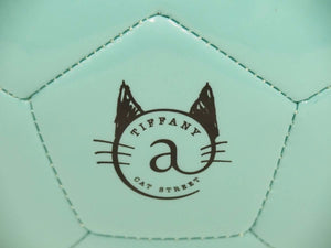 未使用 Tiffany ティファニー×スポルディング サッカーボール キャットストリート限定 合成皮革 ティファニーブルー 42144