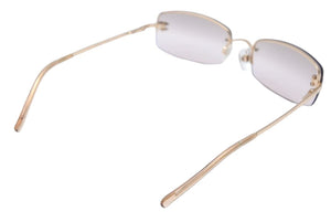 CHANEL シャネル サングラス メガネ アイウェア ラインストーン ココマーク ブラウン ゴールド サイズ56□16 美品 中古 42151