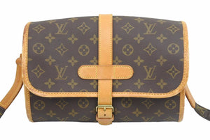 Louis Vuitton ルイヴィトン マルヌ ショルダーバッグ 斜め掛けバッグ M51369 モノグラム PVCレザー ブラウン 良品 中古 42155