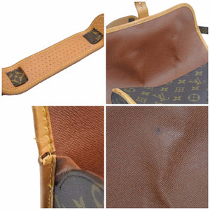 Louis Vuitton ルイヴィトン マルヌ ショルダーバッグ 斜め掛けバッグ M51369 モノグラム PVCレザー ブラウン 良品 中古 42155