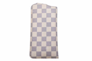 [USED/中古]LOUIS VUITTON ルイ・ヴィトン メガネケース SN0143 ホワイト ダミエアズール ダミエキャンバス Bランク