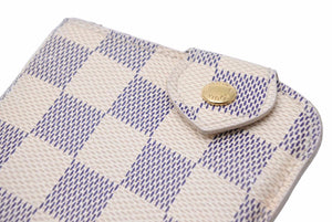 [USED/中古]LOUIS VUITTON ルイ・ヴィトン メガネケース SN0143 ホワイト ダミエアズール ダミエキャンバス Bランク