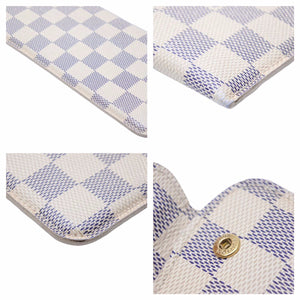 [USED/中古]LOUIS VUITTON ルイ・ヴィトン メガネケース SN0143 ホワイト ダミエアズール ダミエキャンバス Bランク