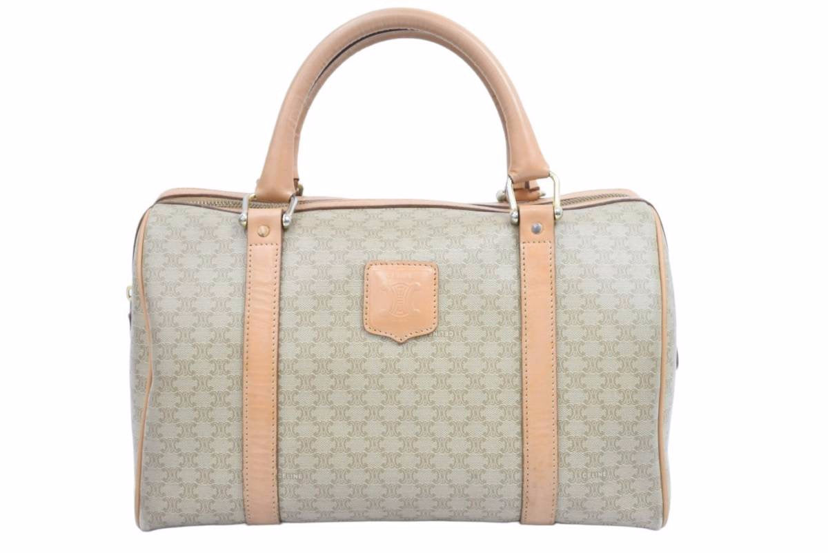 CELINE ボストンバッグ　ヴィンテージ CELINE Cサルキー ボストンバッグ