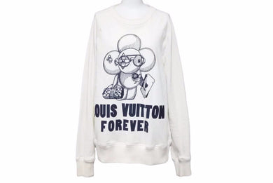 Louis Vuitton ルイヴィトン クルーネック スウェットトレーナー ヴィヴィエンヌ刺繍 RM182M GWC HFY15W 2018AW 良品 中古 42200