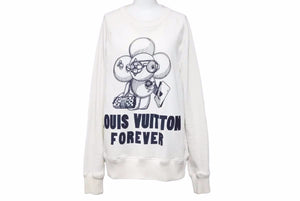 Louis Vuitton ルイヴィトン クルーネック スウェットトレーナー ヴィヴィエンヌ刺繍 RM182M GWC HFY15W 2018AW 良品 中古 42200