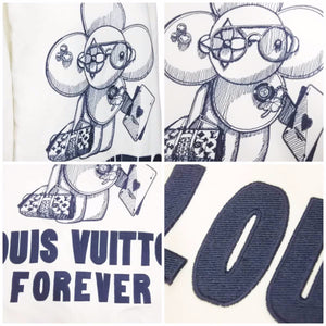 Louis Vuitton ルイヴィトン クルーネック スウェットトレーナー ヴィヴィエンヌ刺繍 RM182M GWC HFY15W 2018AW 良品 中古 42200